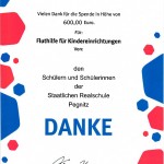 Spendenurkunde